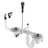 Syfon do zlewozmywaka granitowego 1.5- i 2-komorowego - Space-Saver